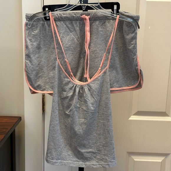 CALME by JOHNNY WAS Tank Top And Elastic Waistband Night and Day Short Set - Picture 5 of 15